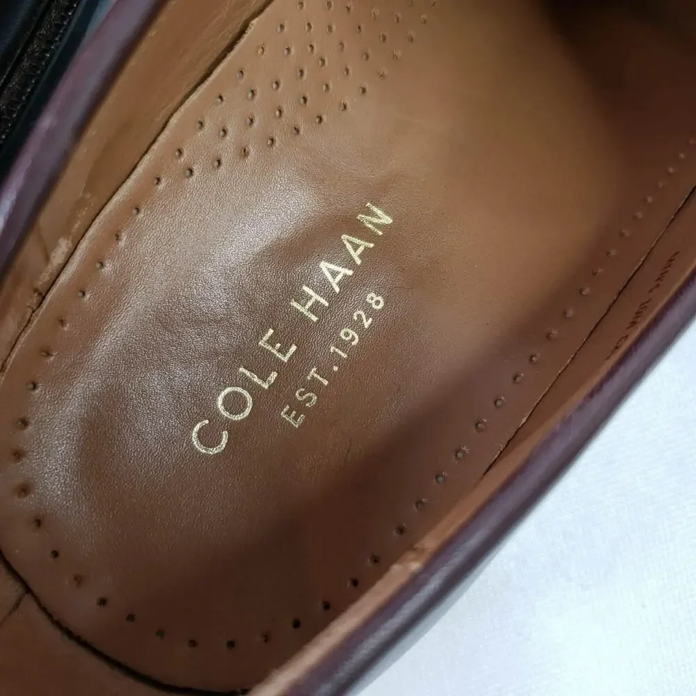 Cole Haan Men's Size 10 Madison Split Venetian II Slip-On Loafers Brown Leather